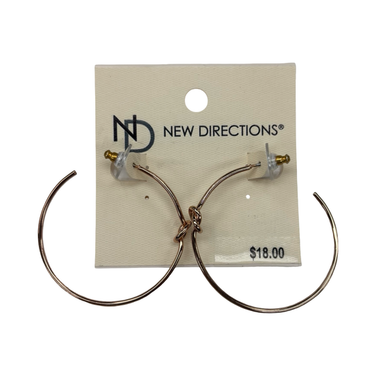 Earrings Hoop By New Directions In Gold