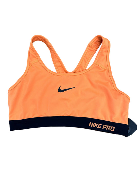 Athletic Bra By Nike In Grey, Size: M