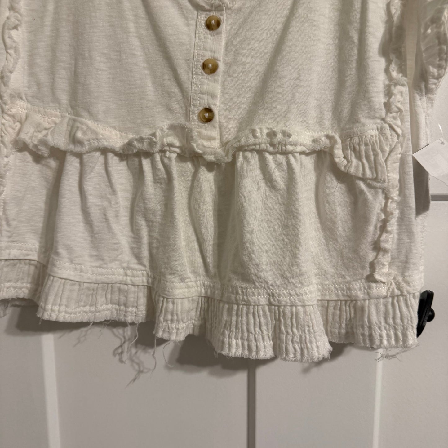 Top Short Sleeve By Pilcro In White, Size: S