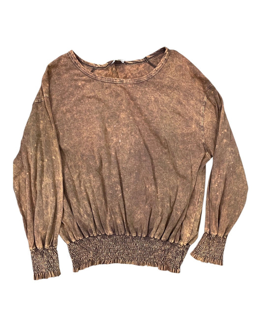 Top Ls By Oddi In Brown, Size:1X