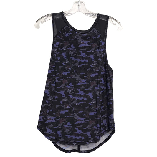 Athletic Tank Top By Lululemon In Camouflage Print, Size:S