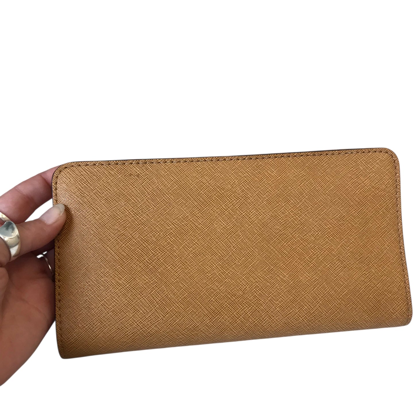 Wallet Designer By Michael Kors In Tan, Size:Large