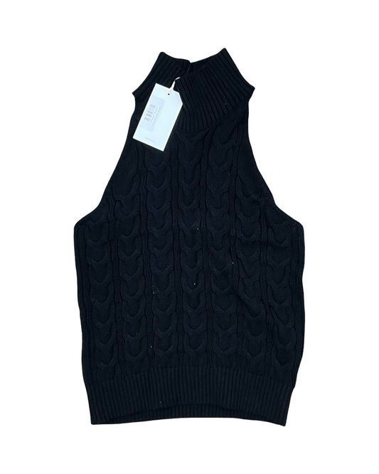 Top Sleeveless By Heartloom In Black, Size:M