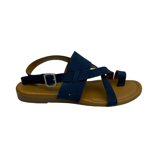 Sandals Flats By Franco Sarto In Blue, Size:7.5