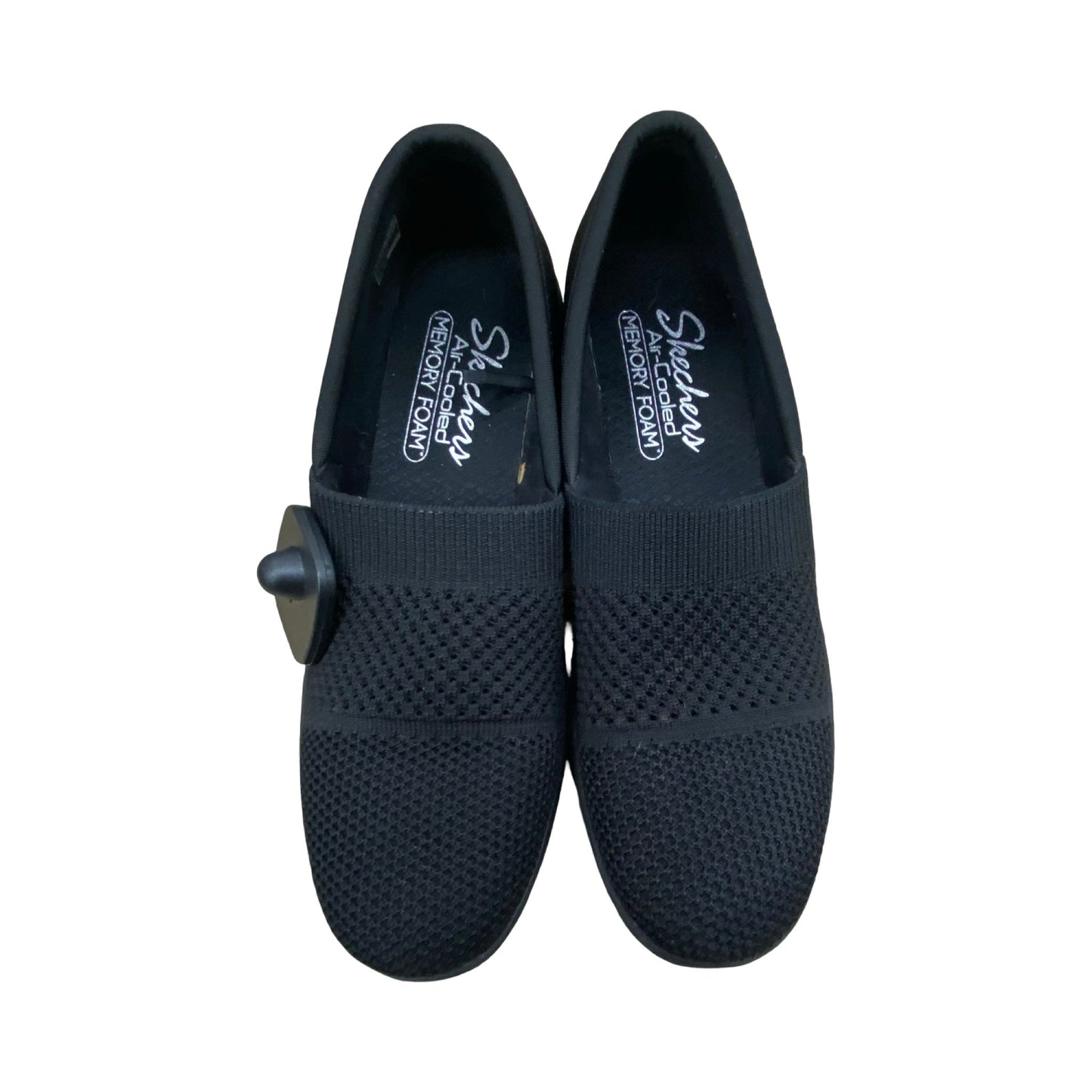 Shoes Wedge By Skechers In Black, Size:8