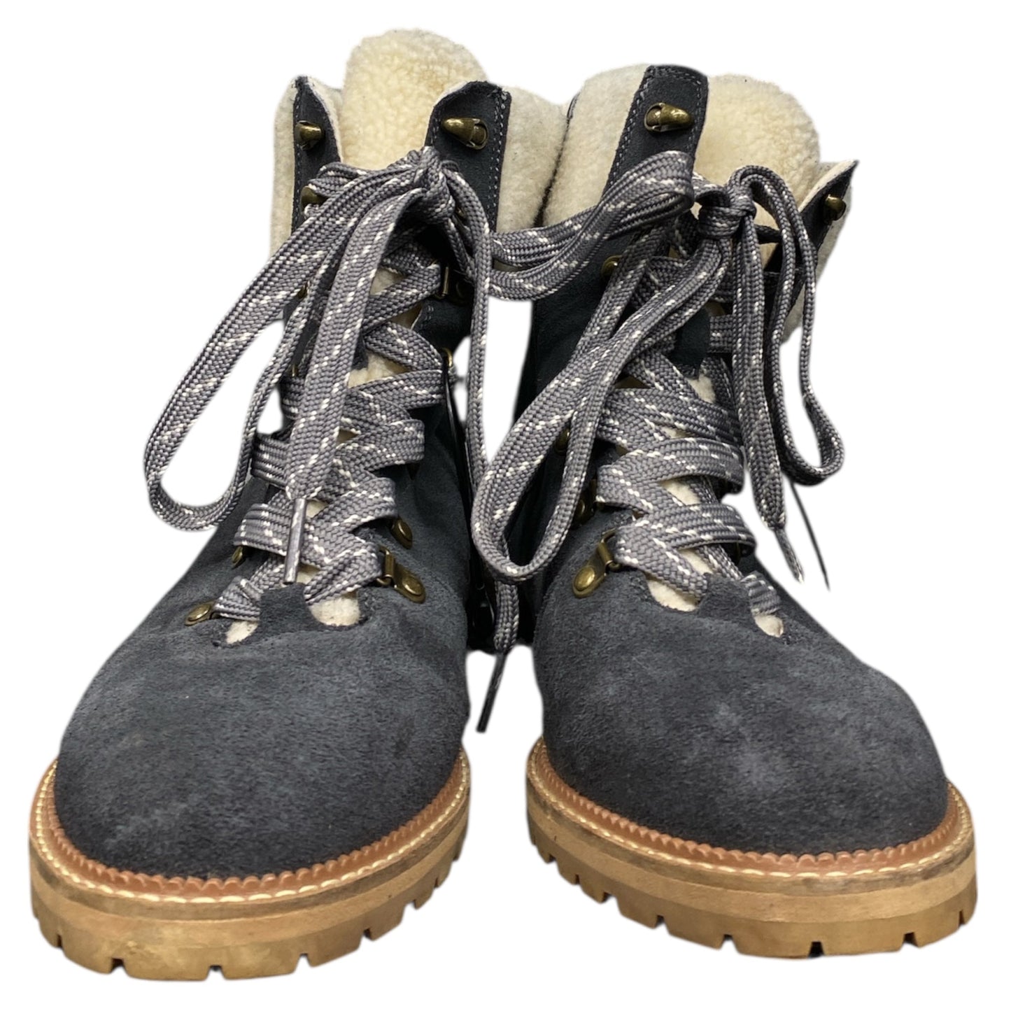 Boots Ankle Flats By Lands End In Grey, Size:7.5