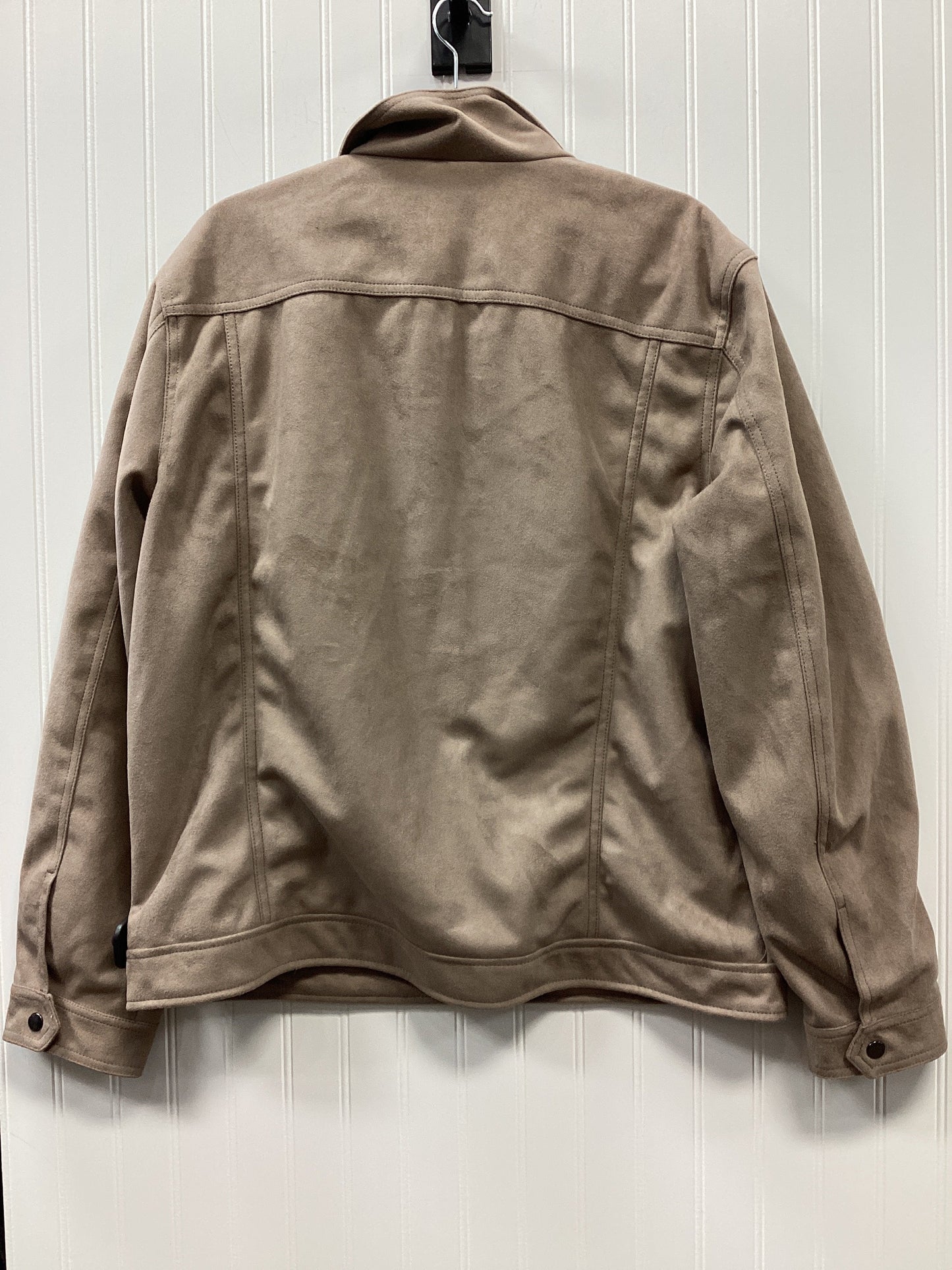 Jacket Moto By Cma In Taupe, Size:Xl