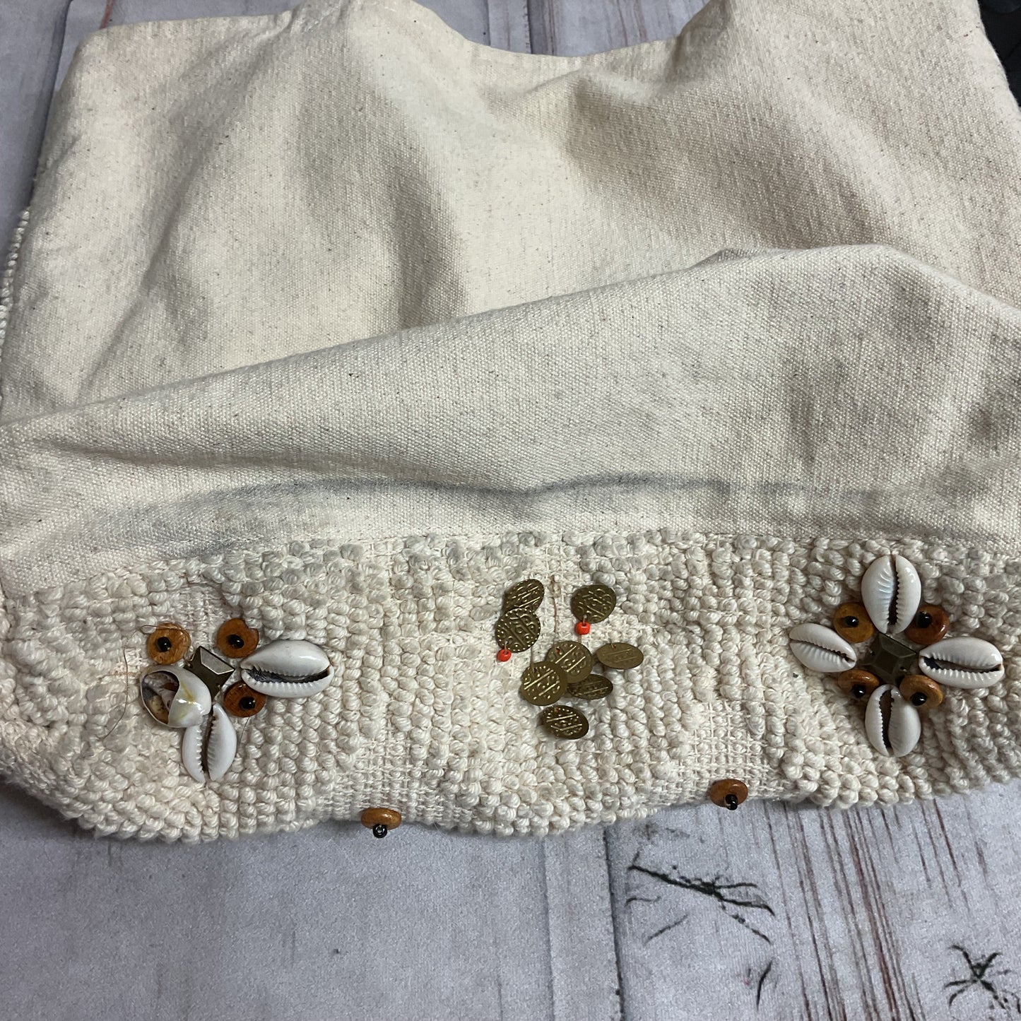 Tote By World Market In Cream, Size:Large