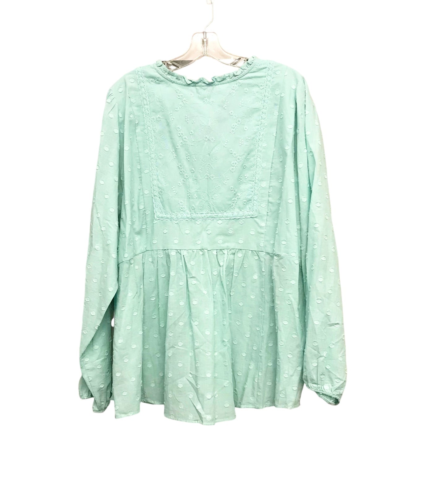 Top Ls By Torrid In Aqua, Size:4X