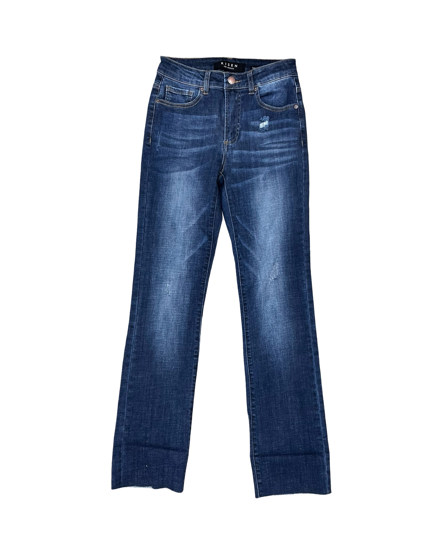 Jeans Straight By Risen In Blue Denim, Size:2