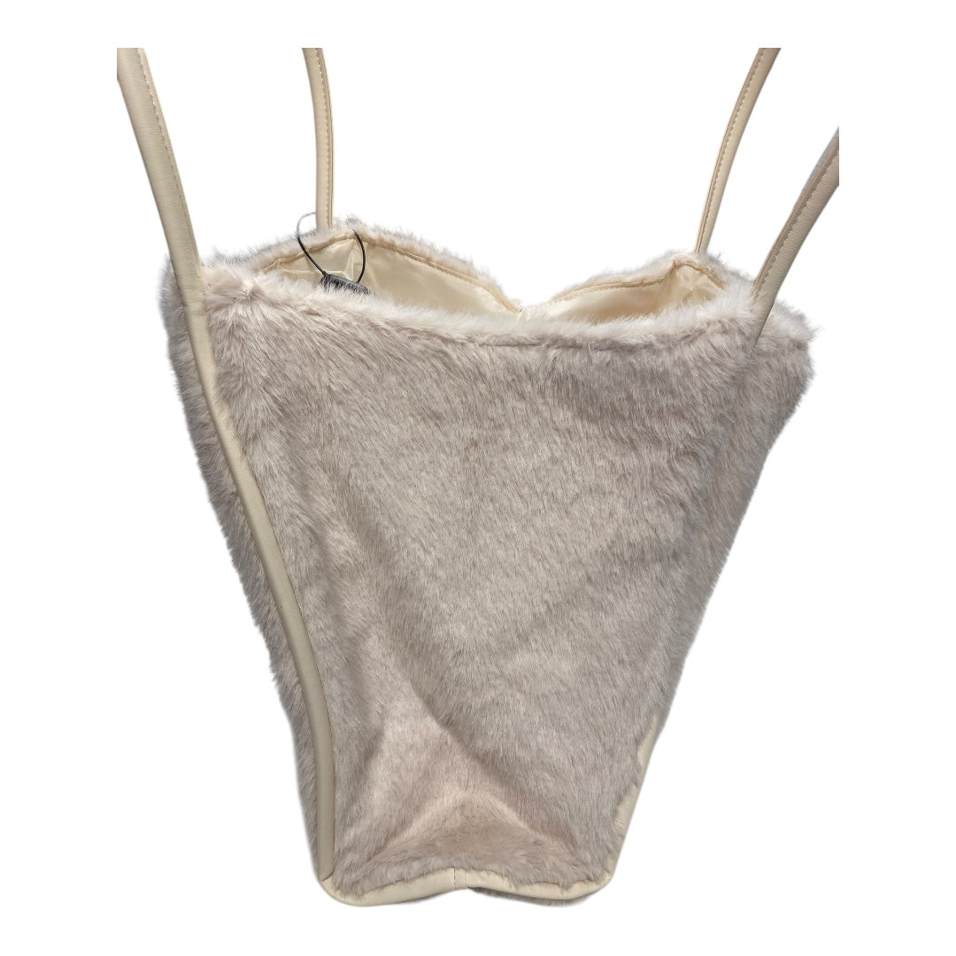 Handbag By Victorias Secret In Cream, Size:Medium