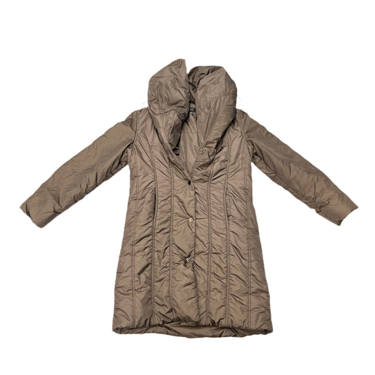 Coat Puffer & Quilted By Zara In Brown, Size: L