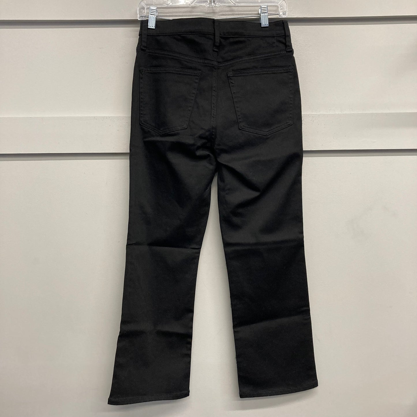 Jeans Boot Cut By J. Crew In Black Denim, Size:4