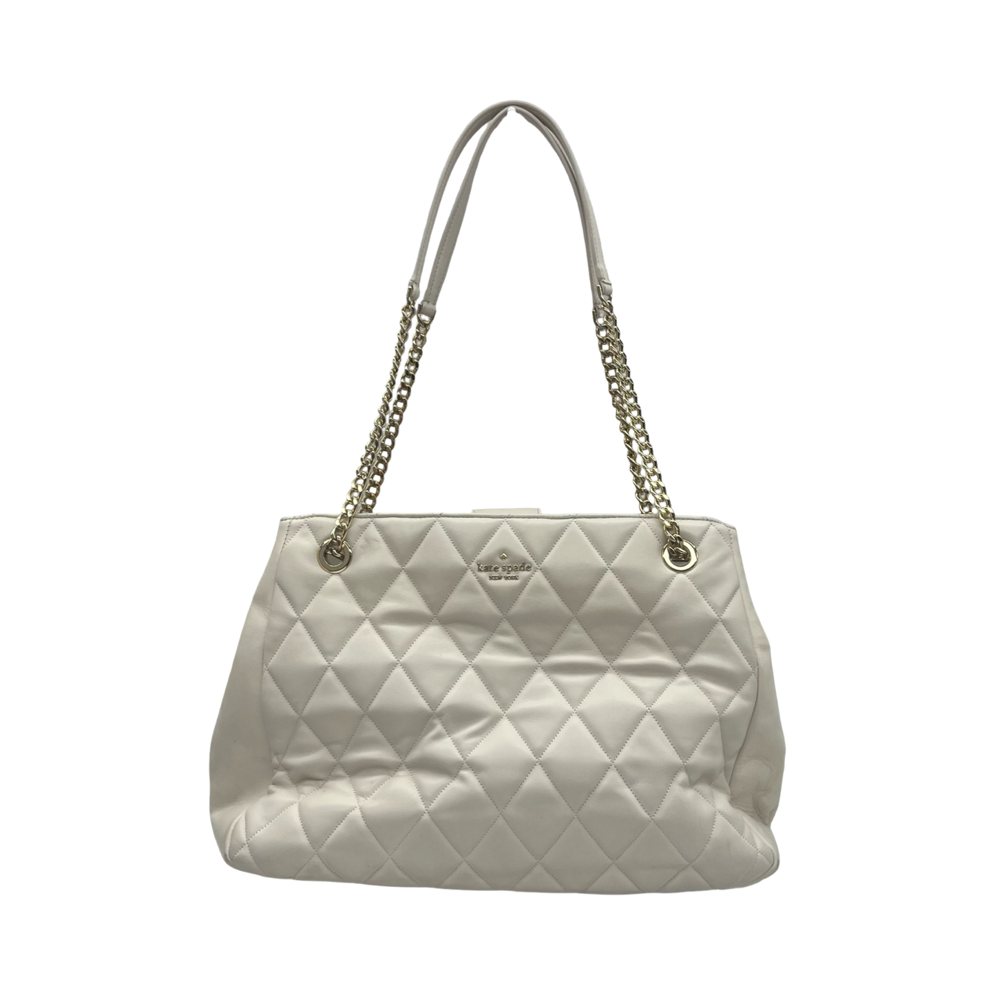 Handbag Designer By Kate Spade In Cream, Size:Medium