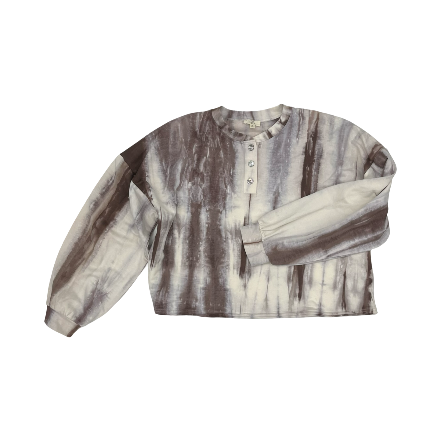 Top Ls By Entro In Brown & Cream, Size:M