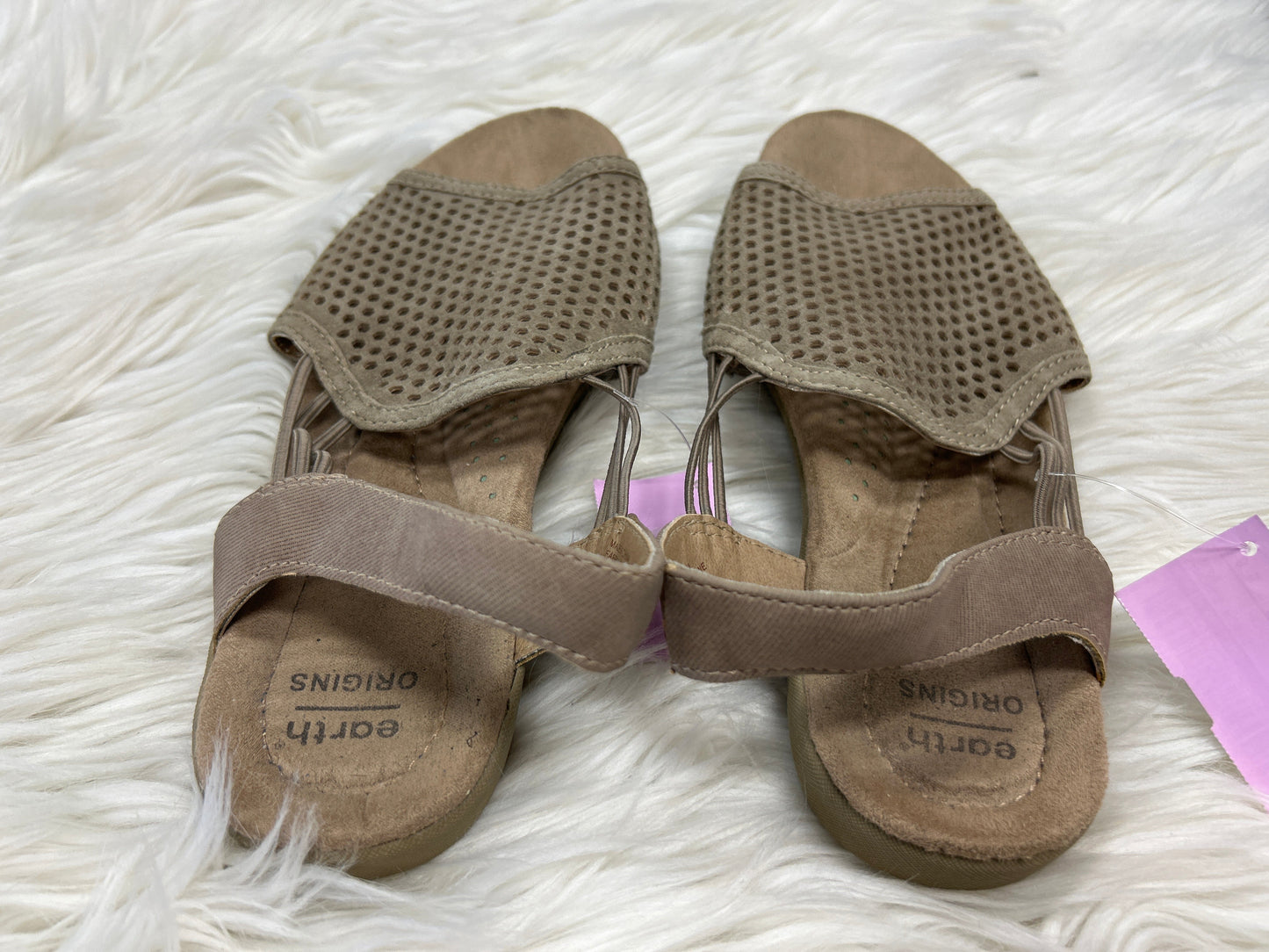 Sandals Flats By Earth Origins In Taupe, Size:8.5