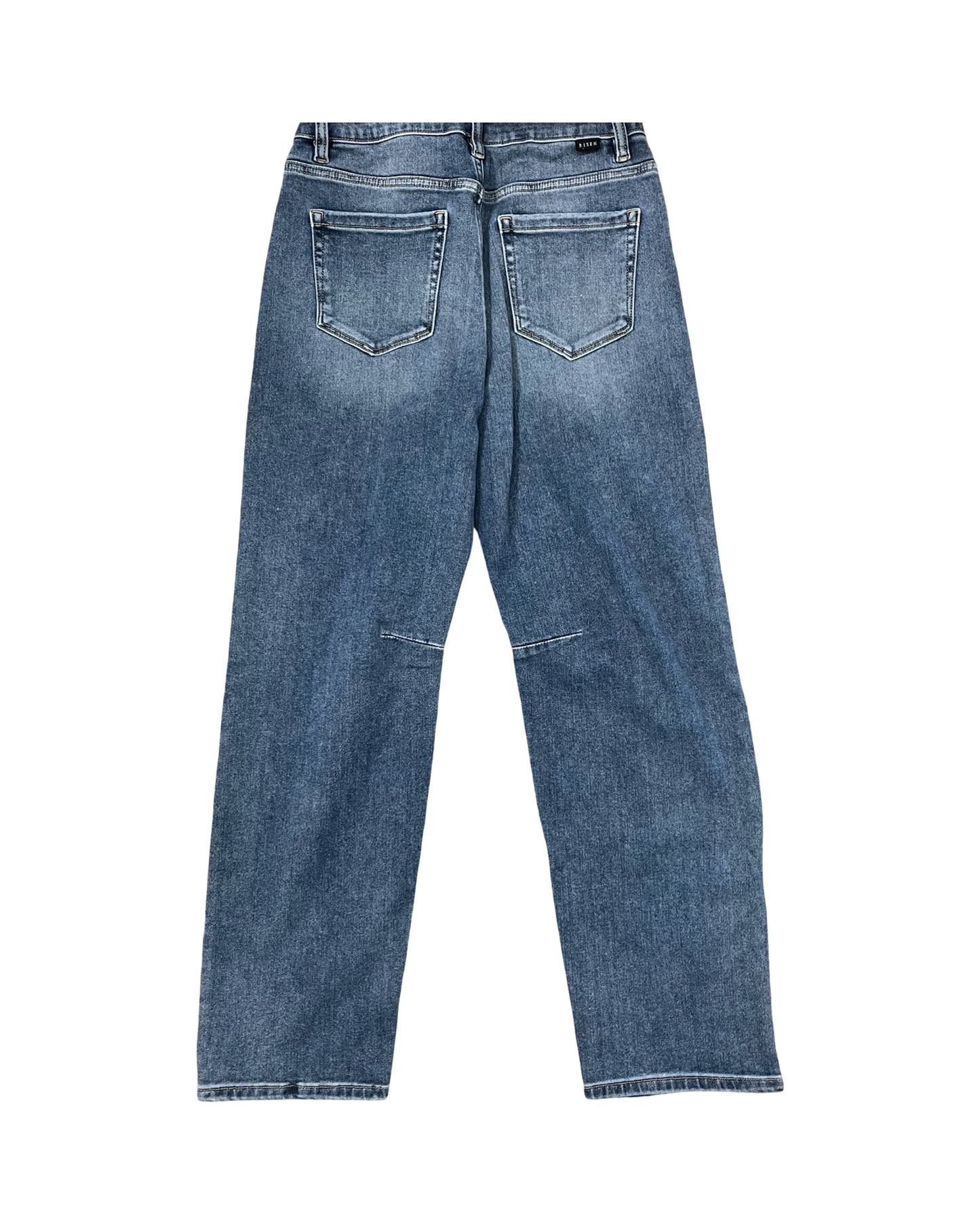 Jeans Straight By River Island In Blue Denim, Size:4