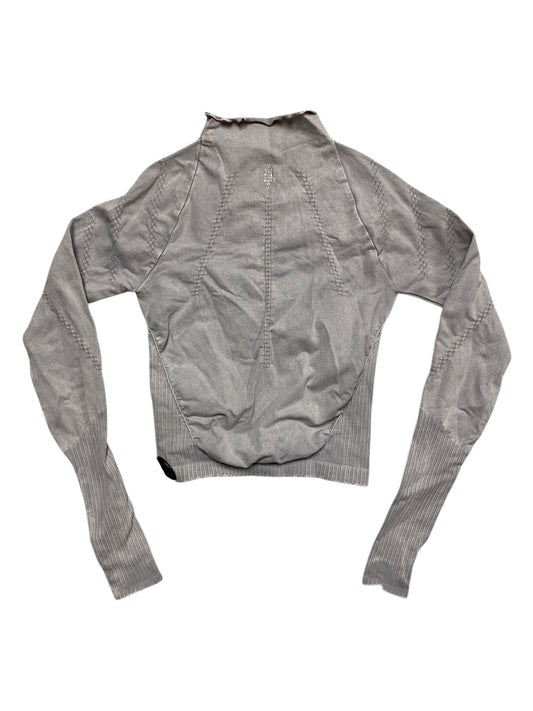 Athletic Top Ls Collar By Free People In Grey, Size:M
