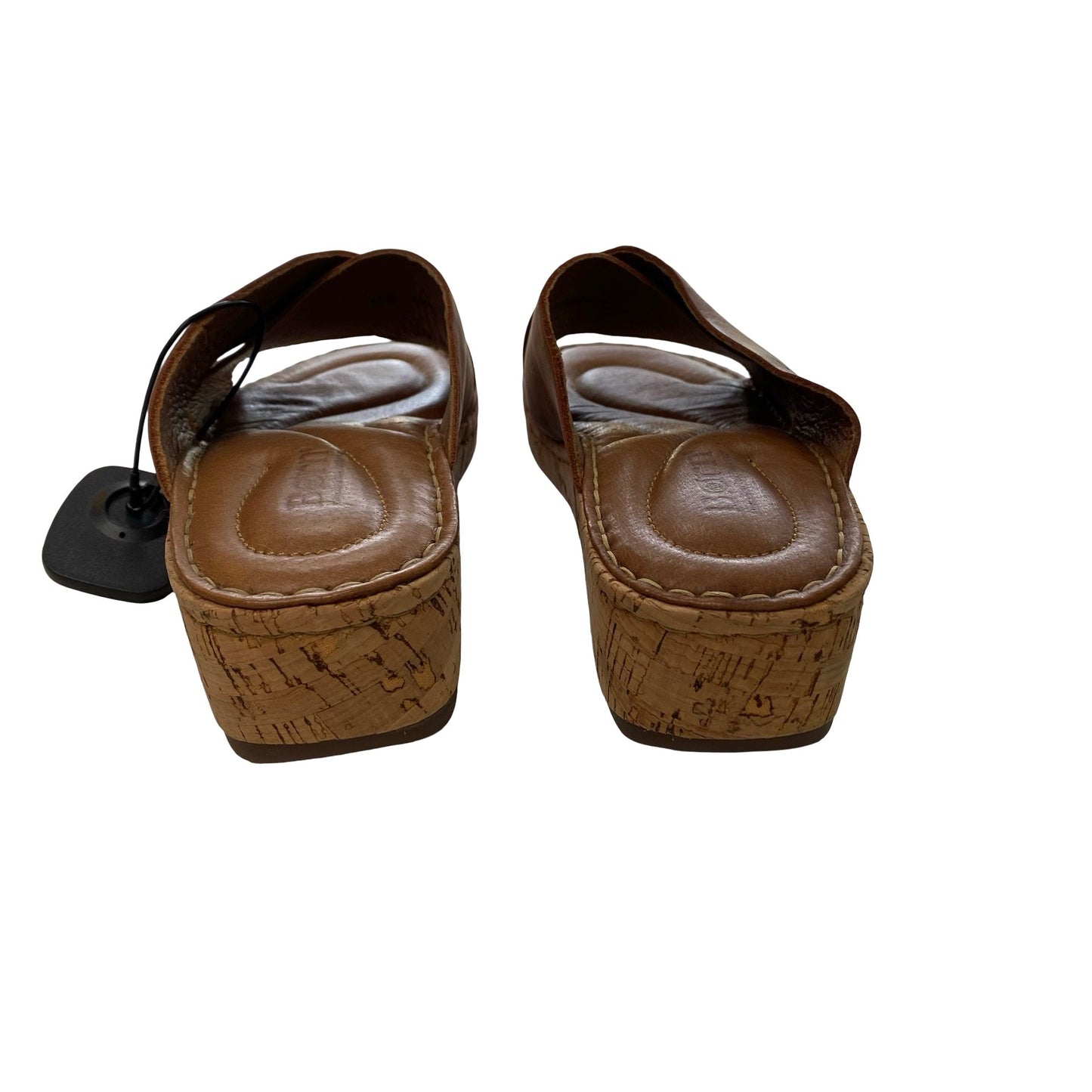 Sandals Heels Block By Born In Brown, Size:8