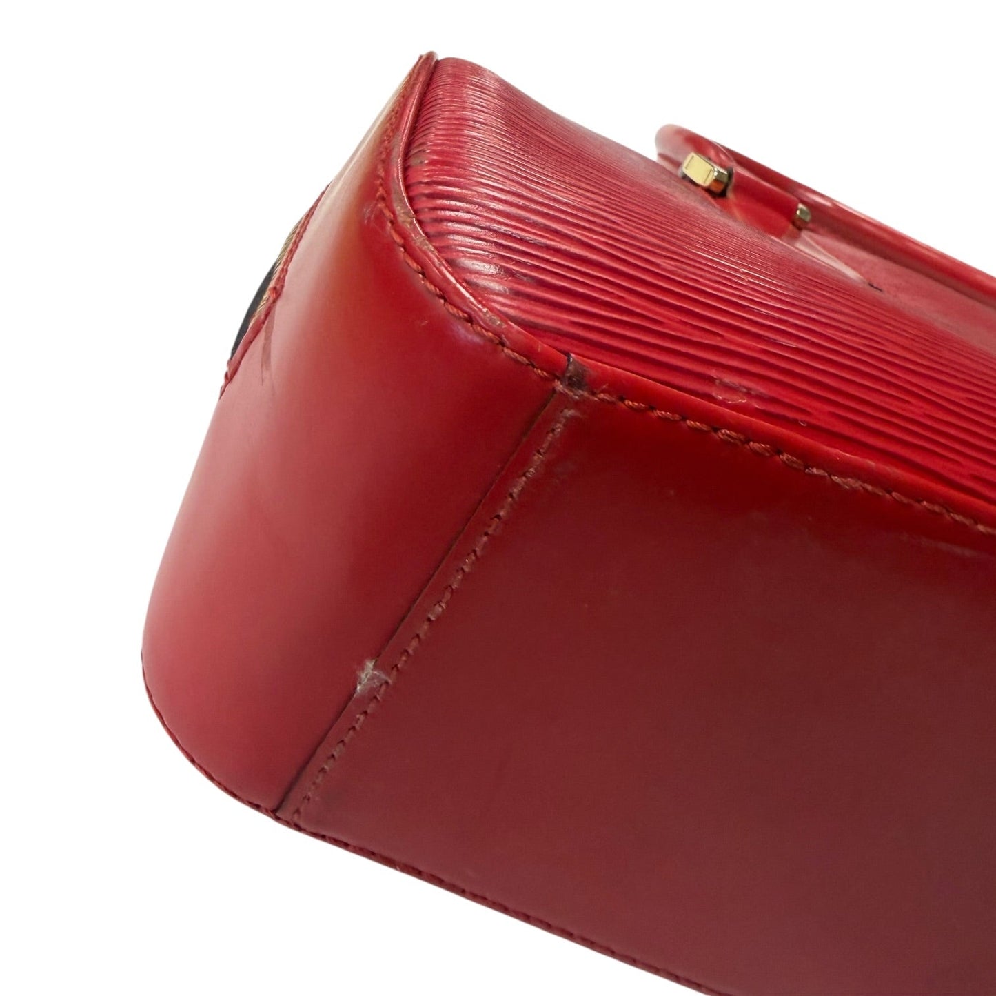 Handbag Luxury Designer By Louis Vuitton In Red, Size:Medium