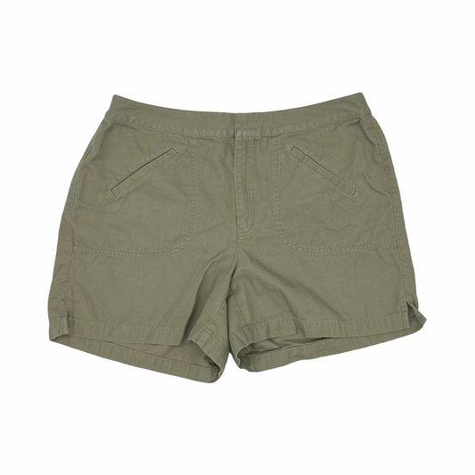 Shorts By Liz Claiborne In Green, Size:16