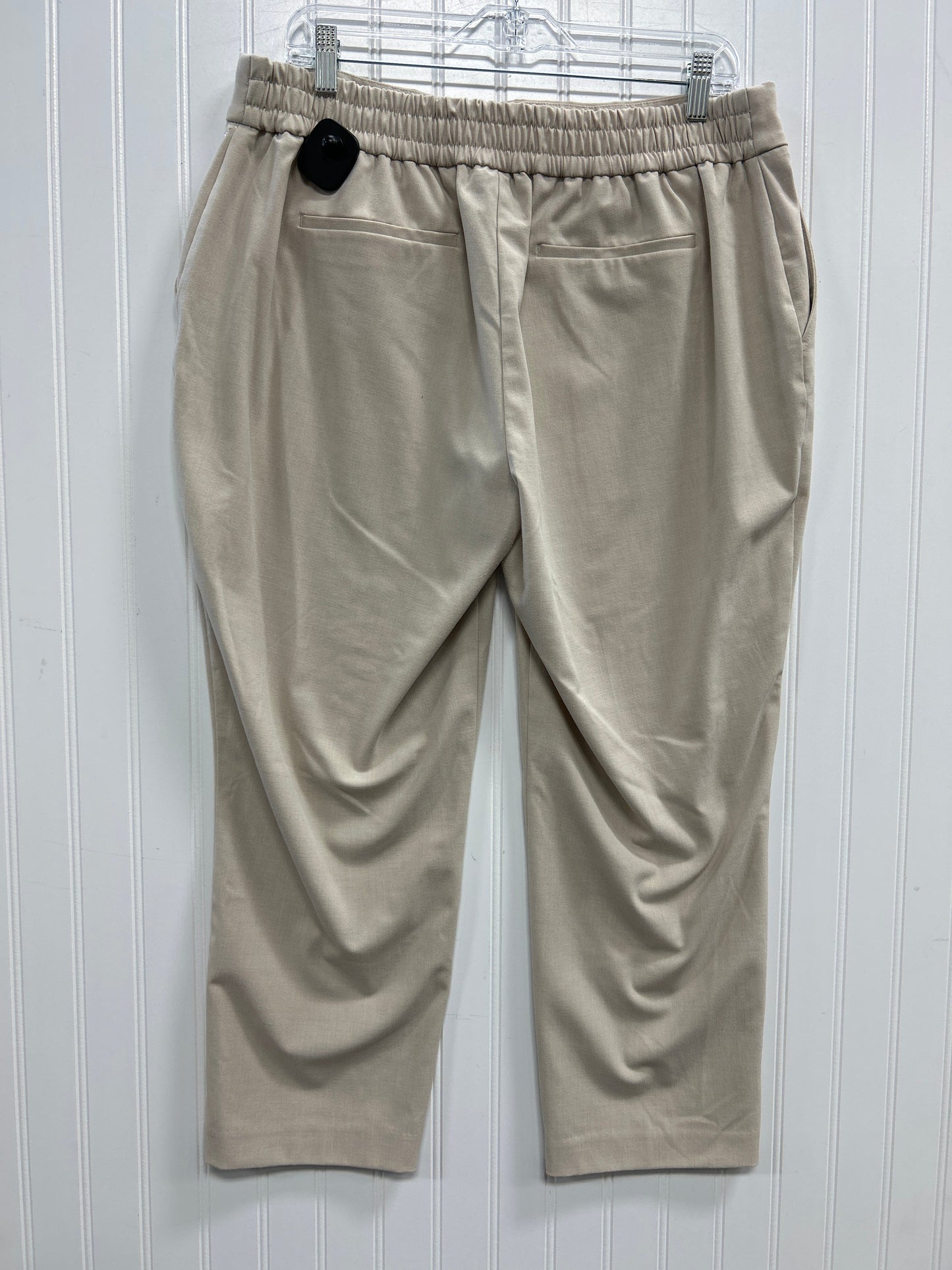 Pants Cropped By Hilary Radley In Cream, Size:Xl