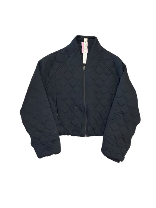 Athletic Jacket By Lululemon In Black, Size:S