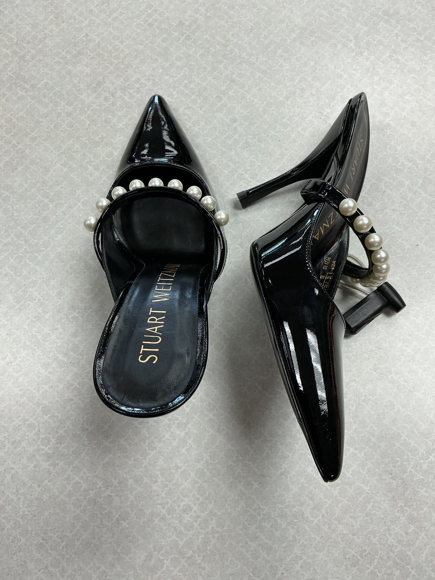 Shoes Designer By Stuart Weitzman In Black, Size:8