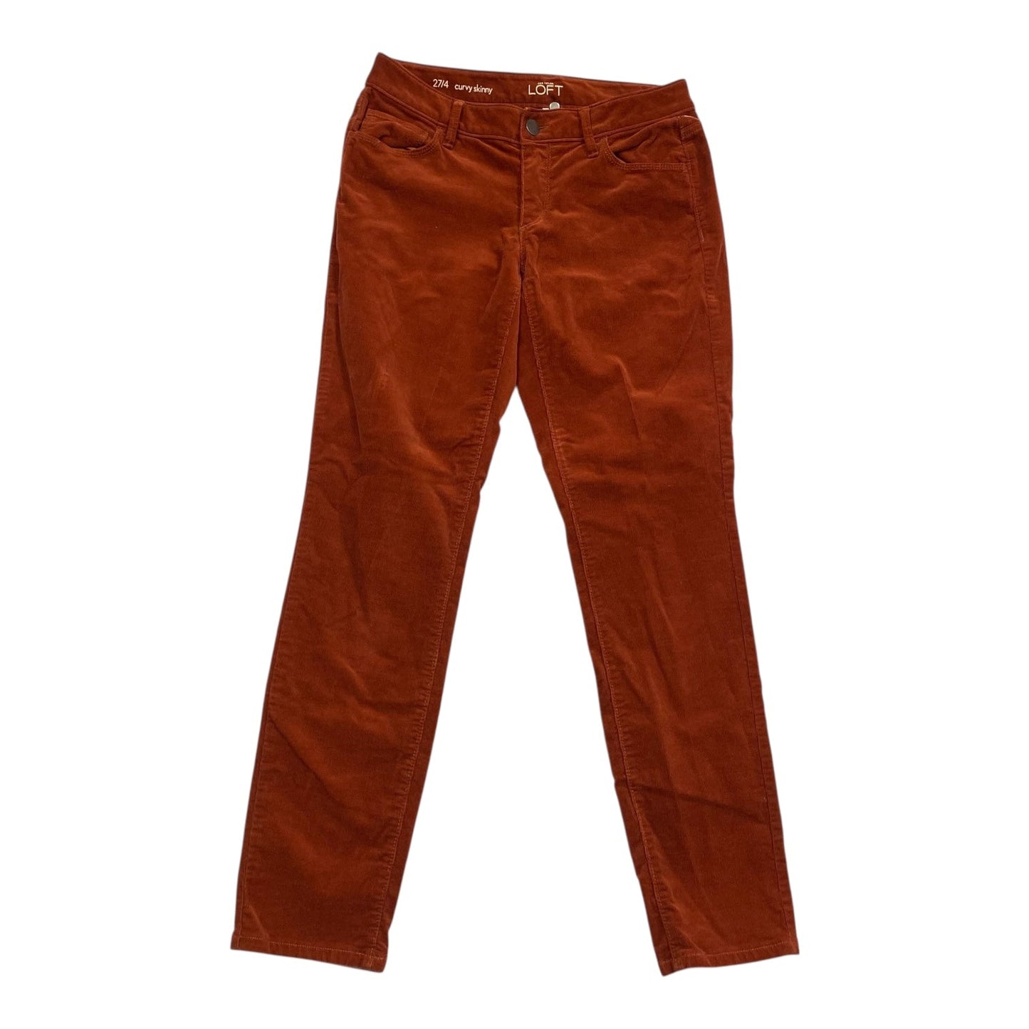 Pants Corduroy By Loft In Orange, Size:4