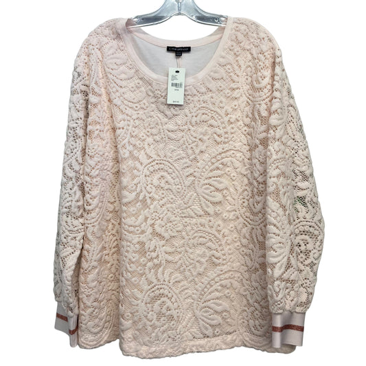 Top Ls By Lane Bryant In Peach, Size:Xl