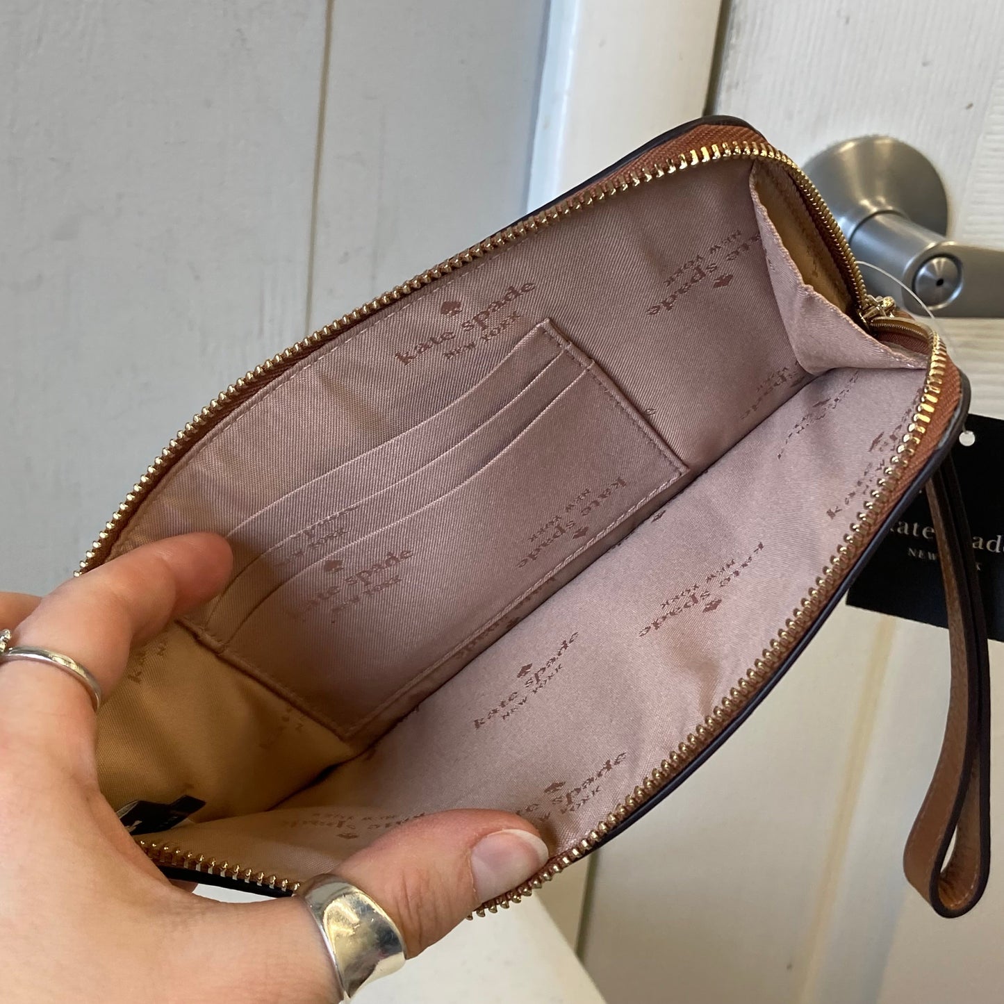 Wallet Designer By Kate Spade In Tan, Size:Medium