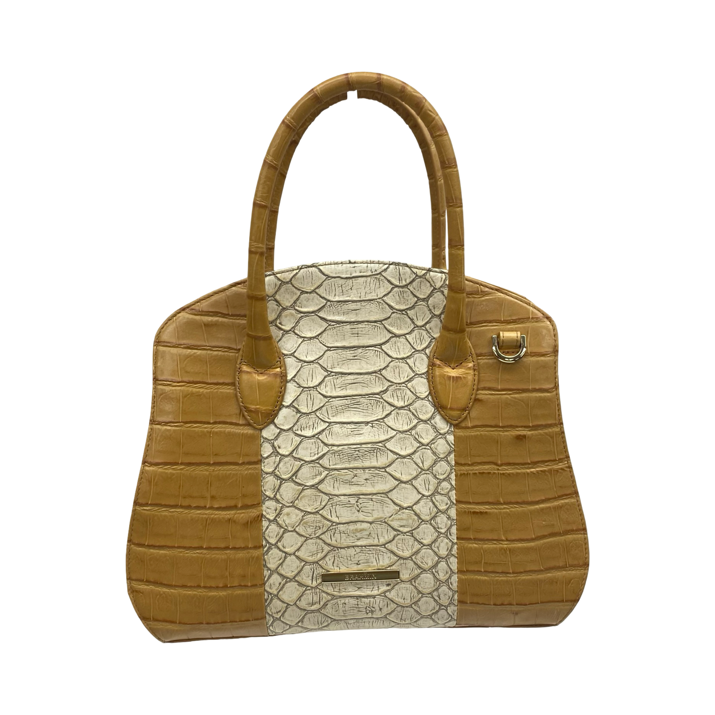 Handbag Designer By Brahmin In Brown, Size:Small