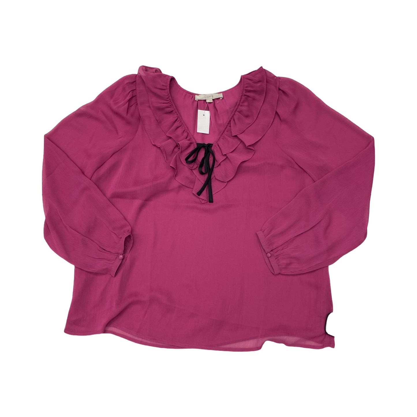 Top Ls By Loft In Pink, Size:L