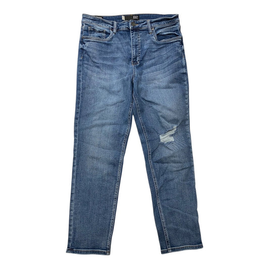 Jeans Straight By Kut In Blue Denim, Size:10L