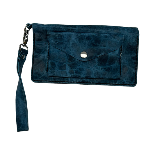 Wallet By Clothes Mentor In Blue, Size:Medium