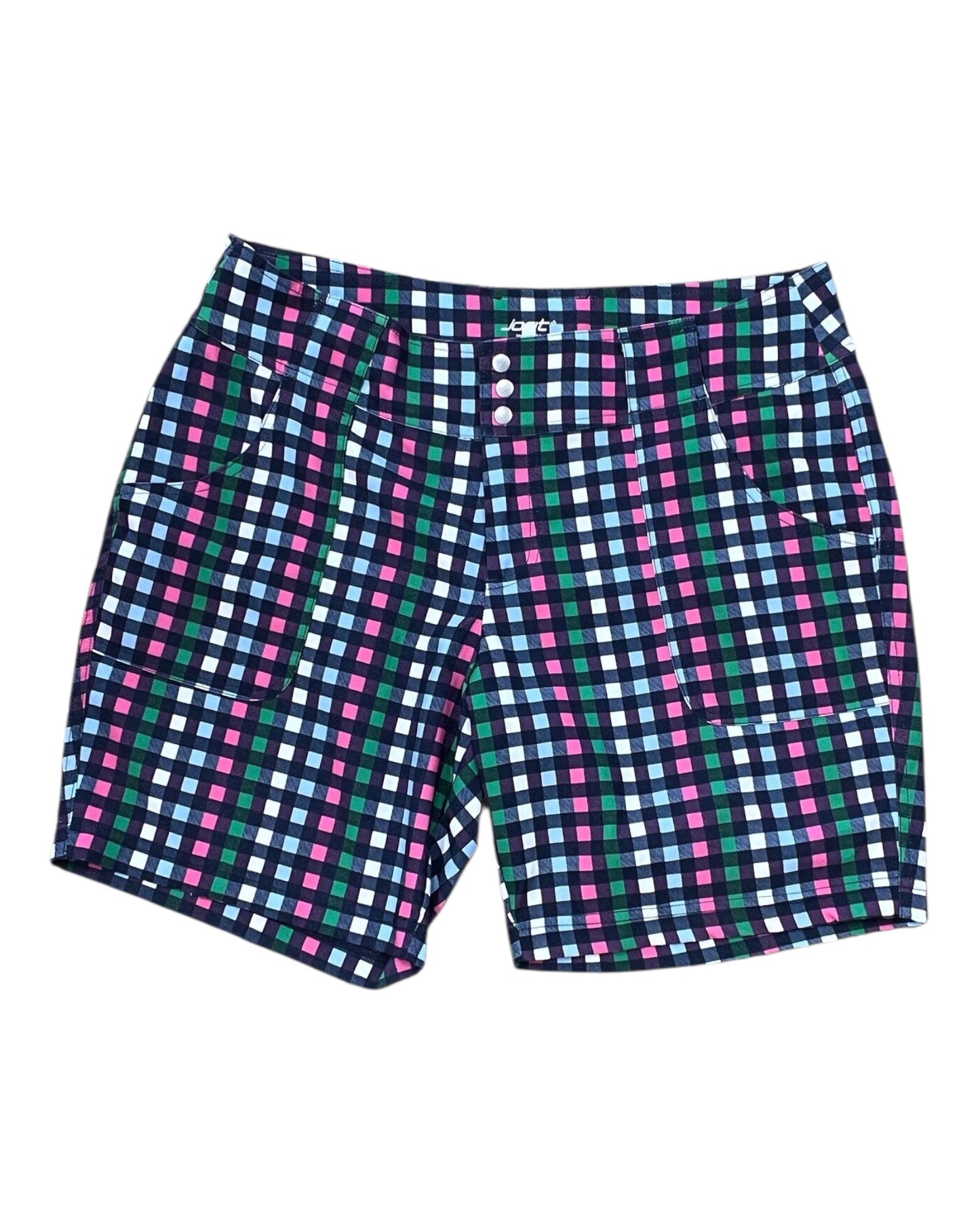 Athletic Shorts By Jofit In Blue & Pink, Size:8