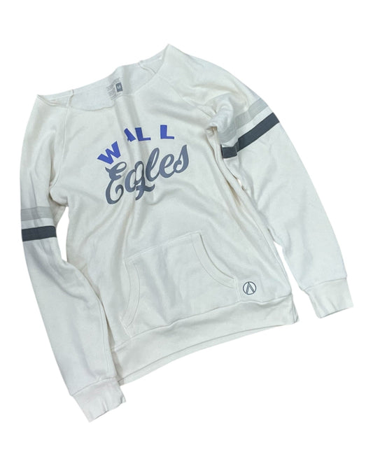 Sweatshirt Crewneck By Clothes Mentor In Cream, Size:M