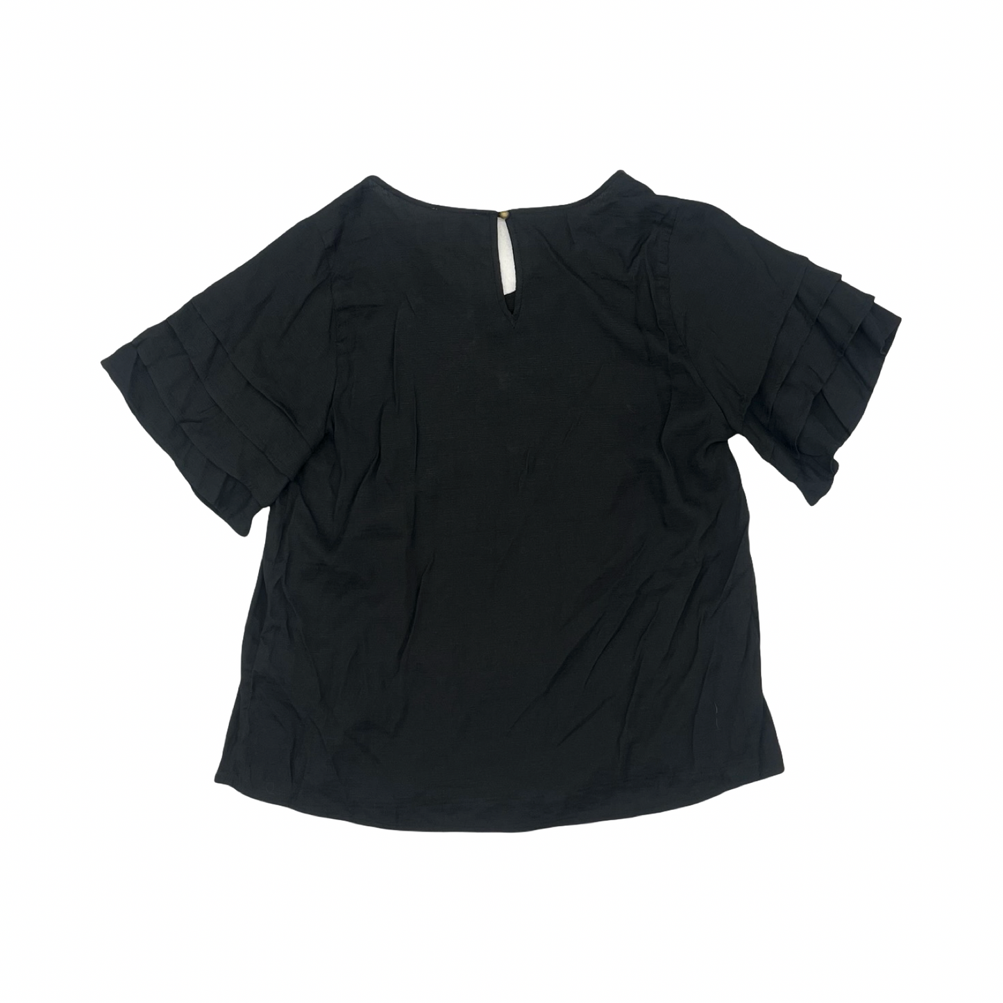 Blouse Ss By Andree By Unit In Black, Size:M