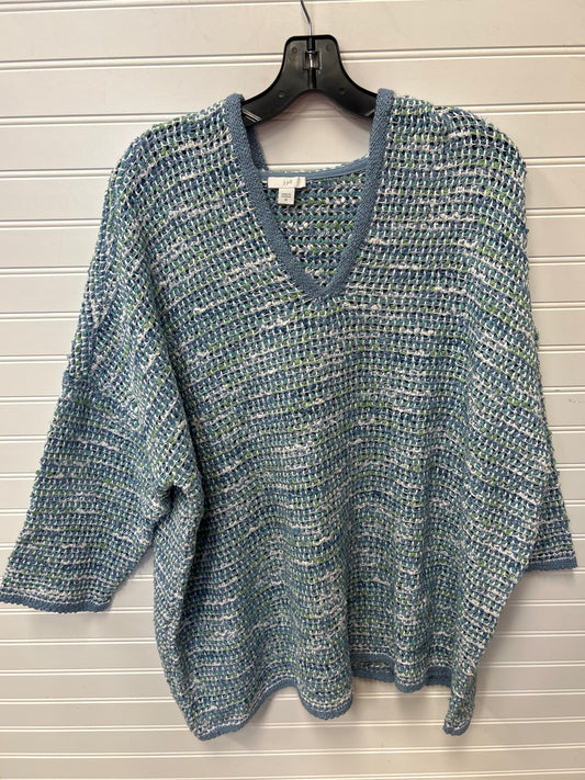 Top Ls By J. Jill In Blue, Size:2X