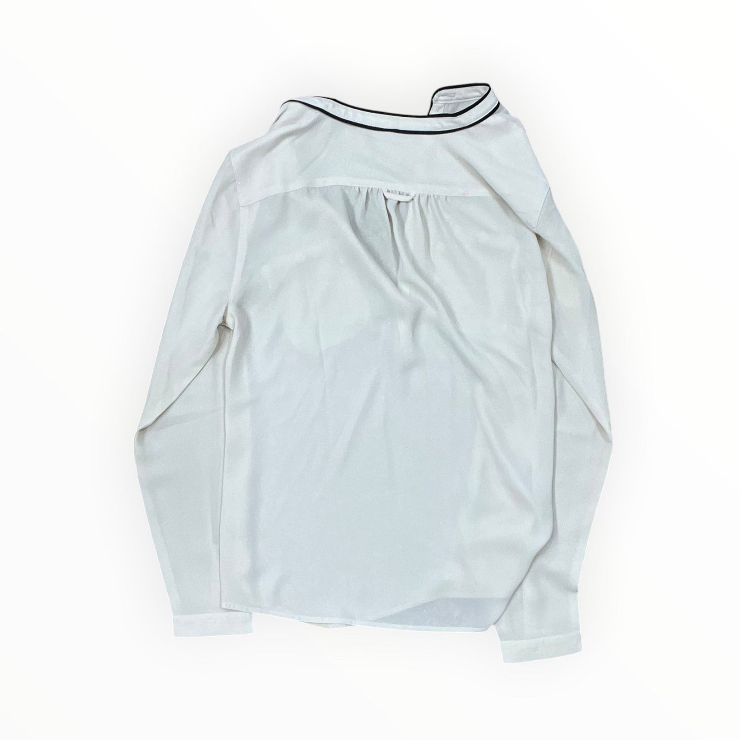 Top Ls By Loft In Cream, Size:Sp