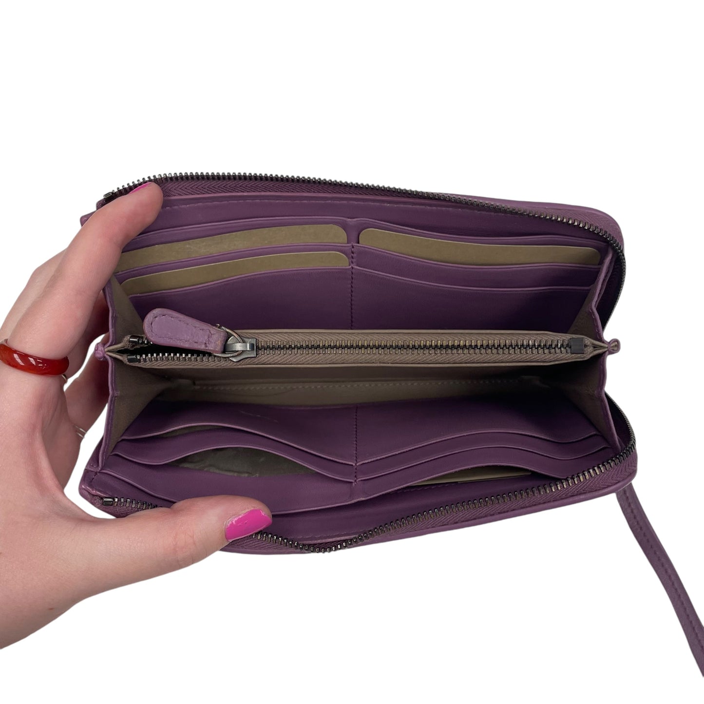 Wallet By Clothes Mentor In Purple, Size:Medium