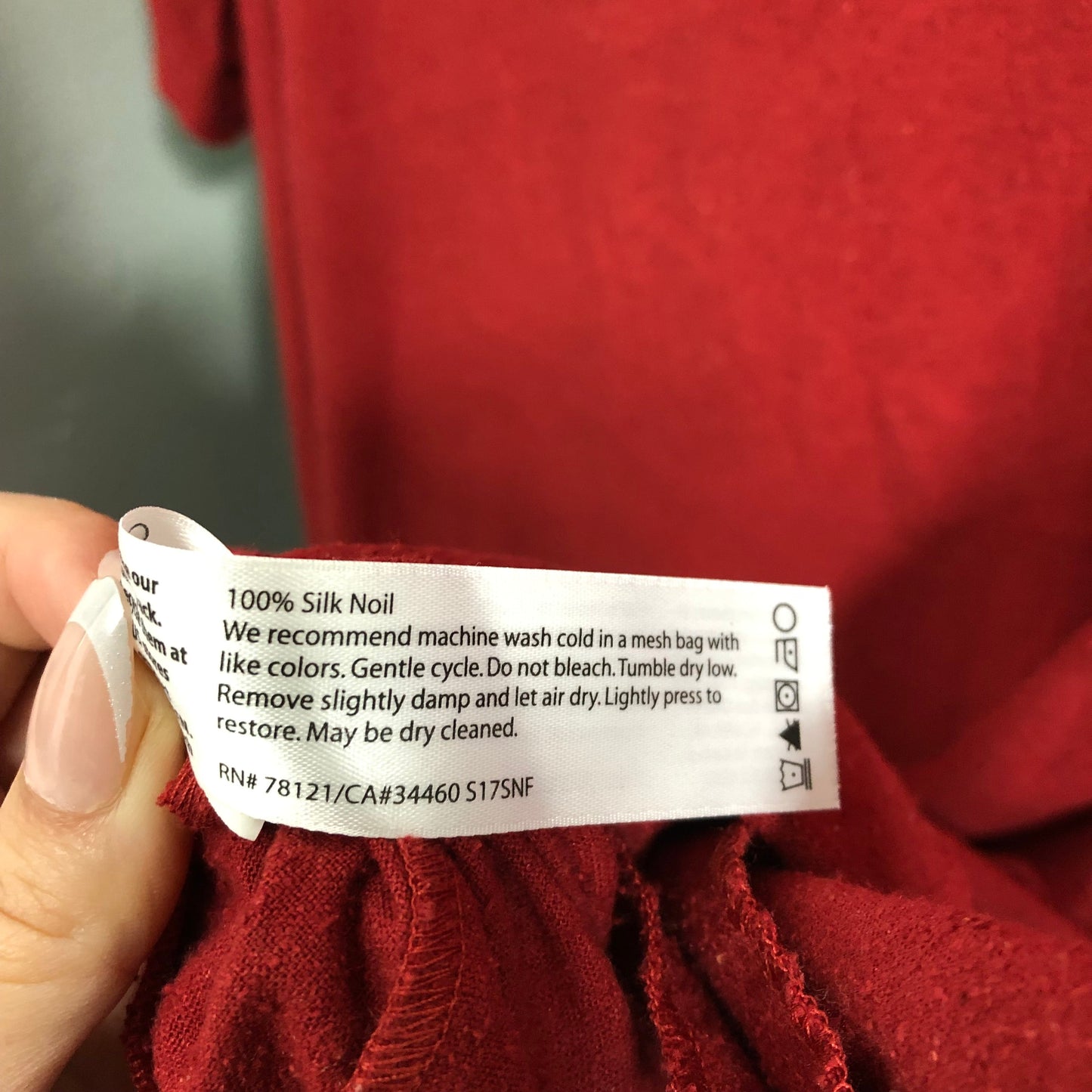 Dress Casual Short By Eileen Fisher In Red, Size: 1x