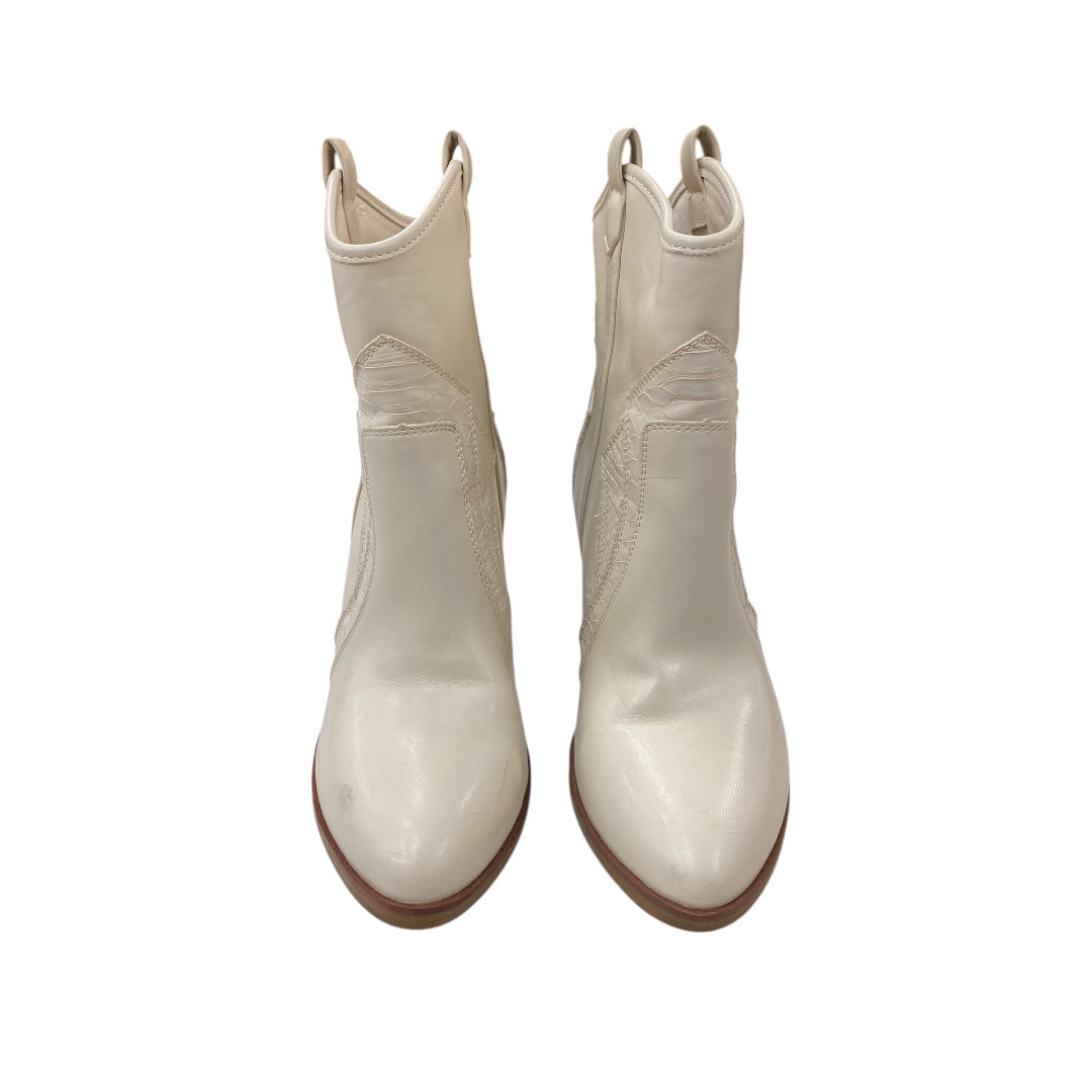 Boots Western By Mia In Cream, Size:8.5