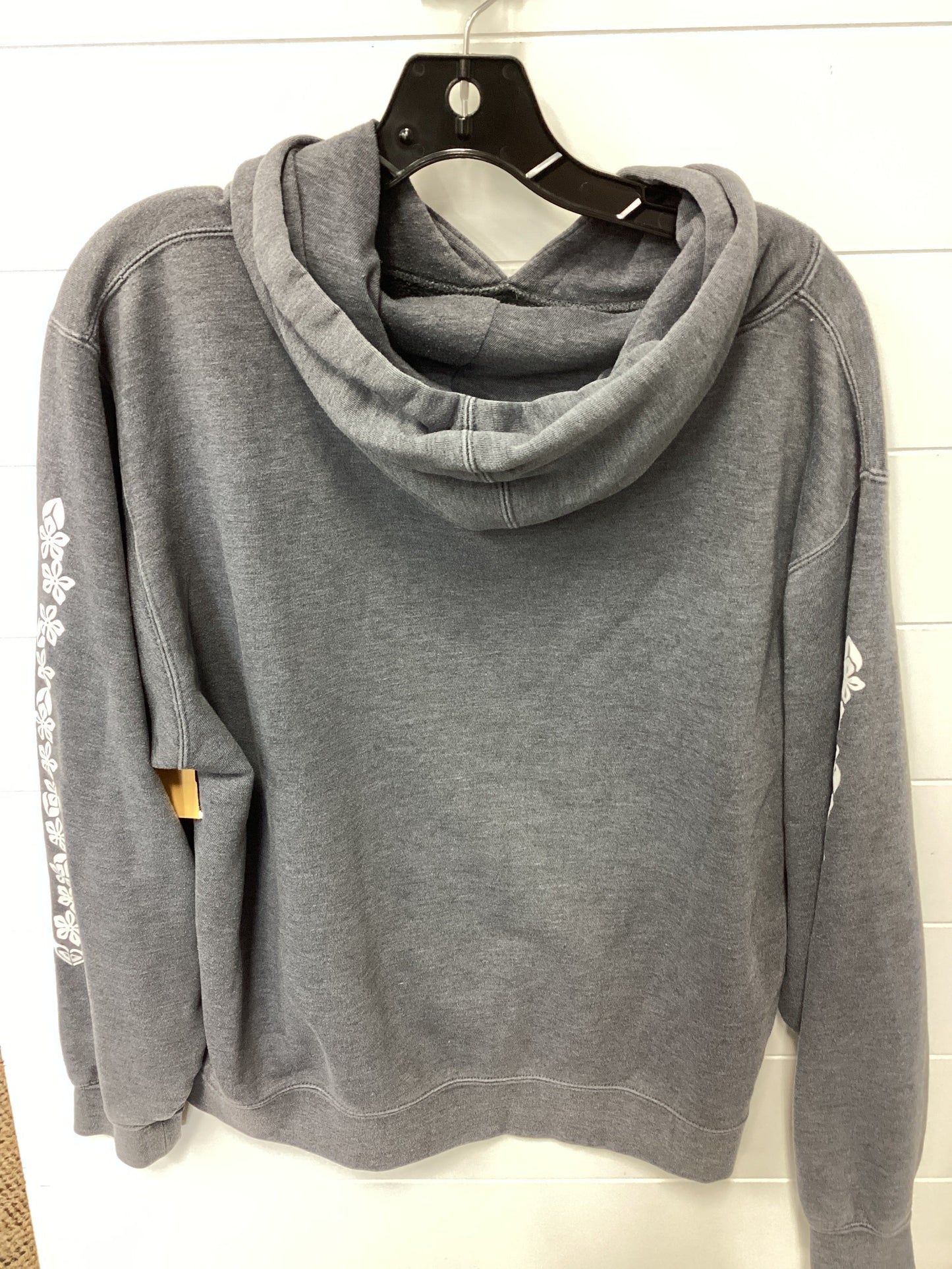 Sweatshirt Hoodie By Roxy In Grey, Size:L