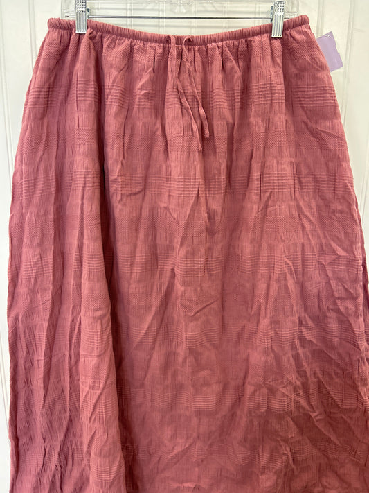 Skirt Maxi By Torrid In Pink, Size:1X