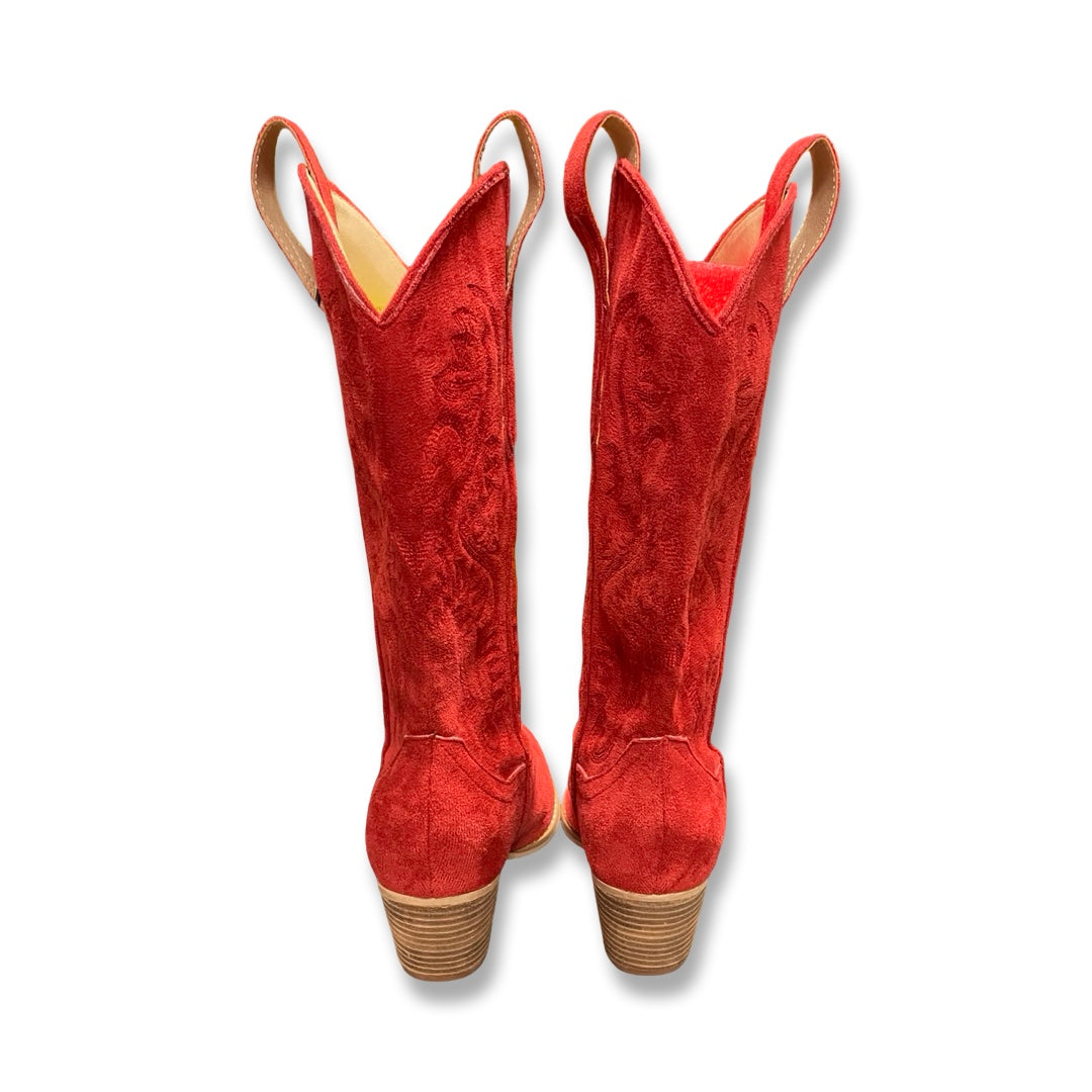 Boots Western By Altard State In Red, Size:6