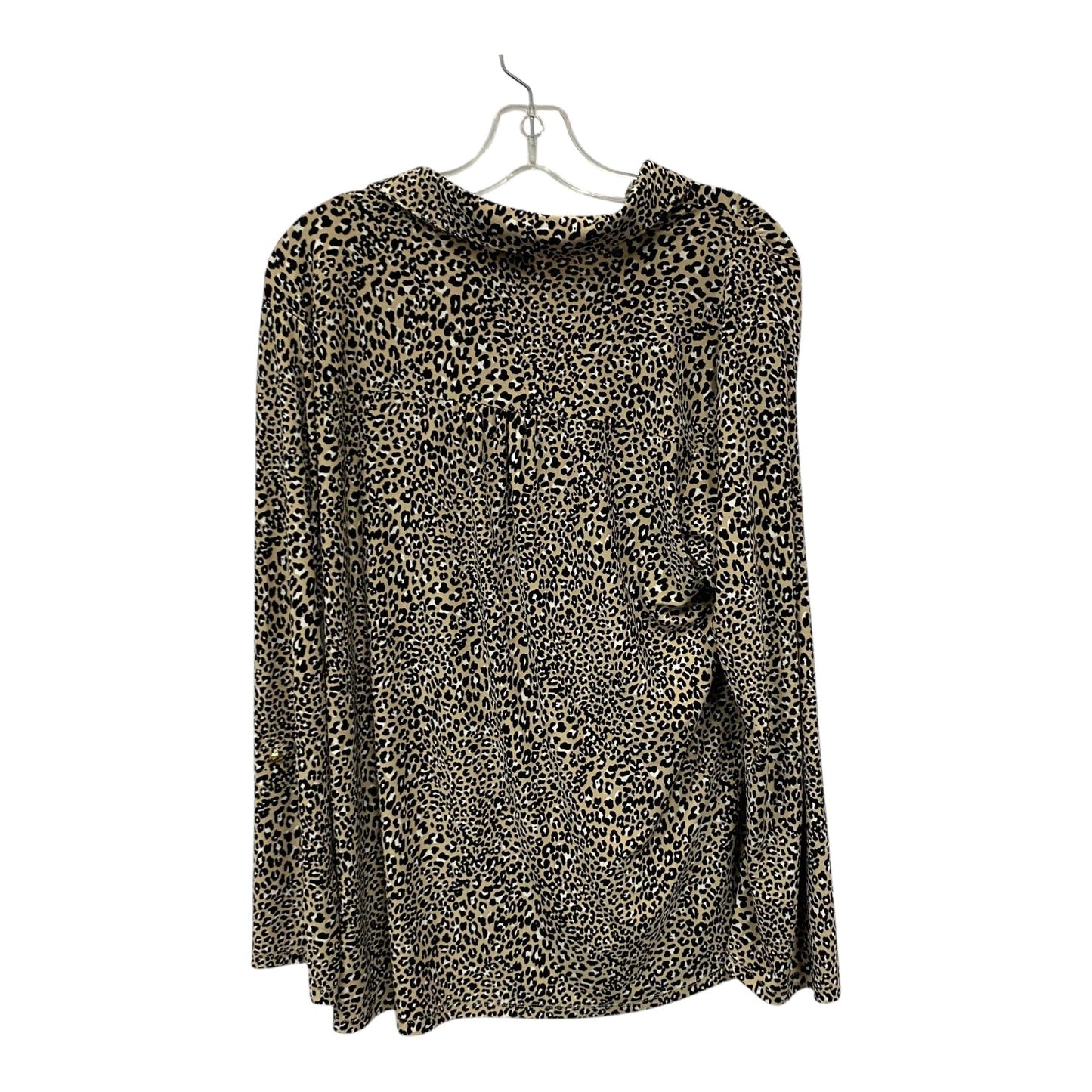 Top Ls By Anne Klein In Animal Print, Size:L