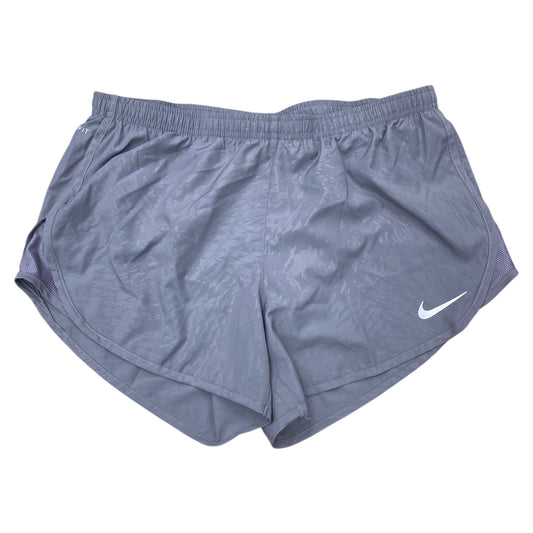Athletic Shorts By Nike In Grey, Size:M