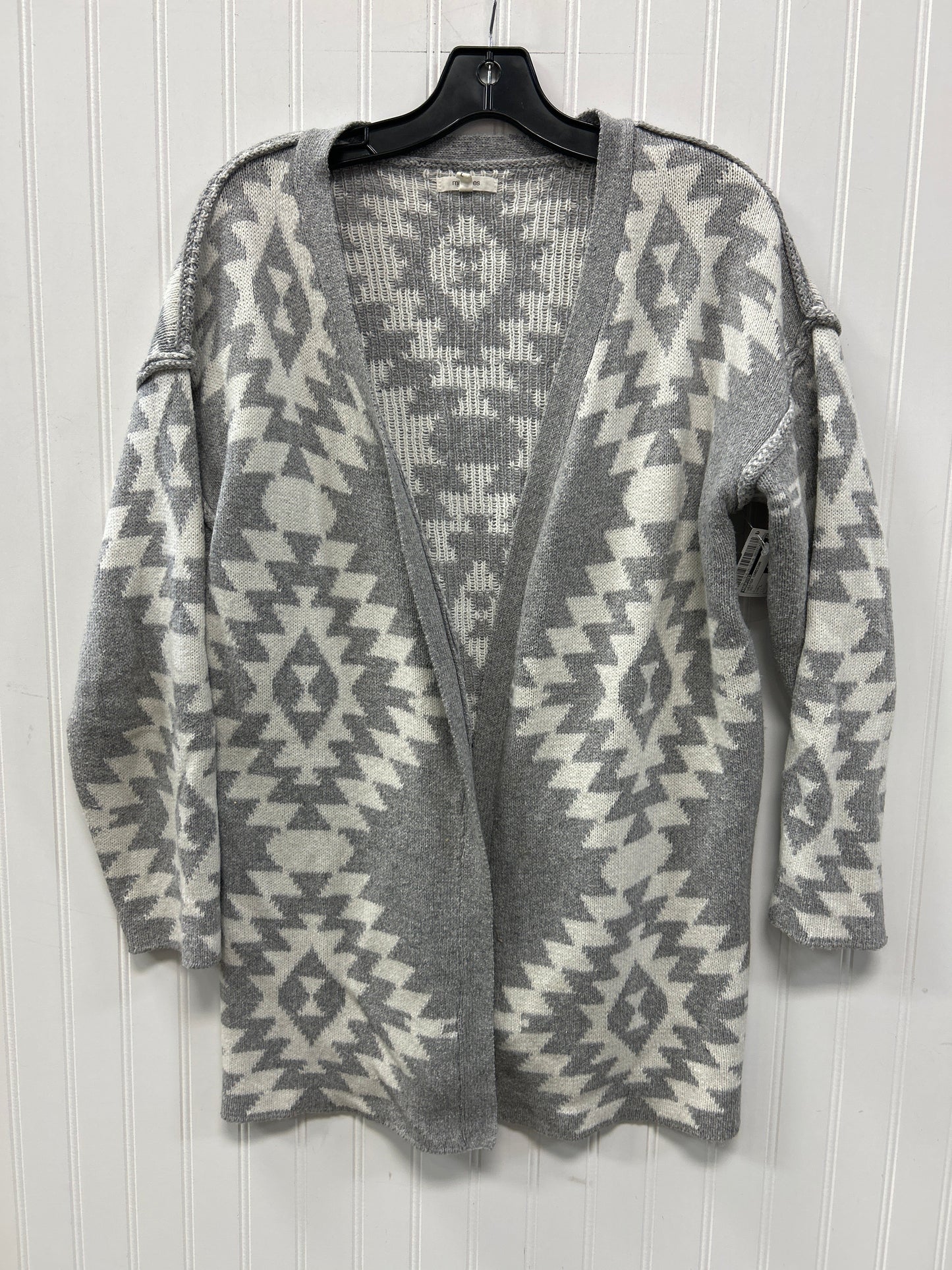 Sweater Cardigan By Maurices In Grey, Size:L