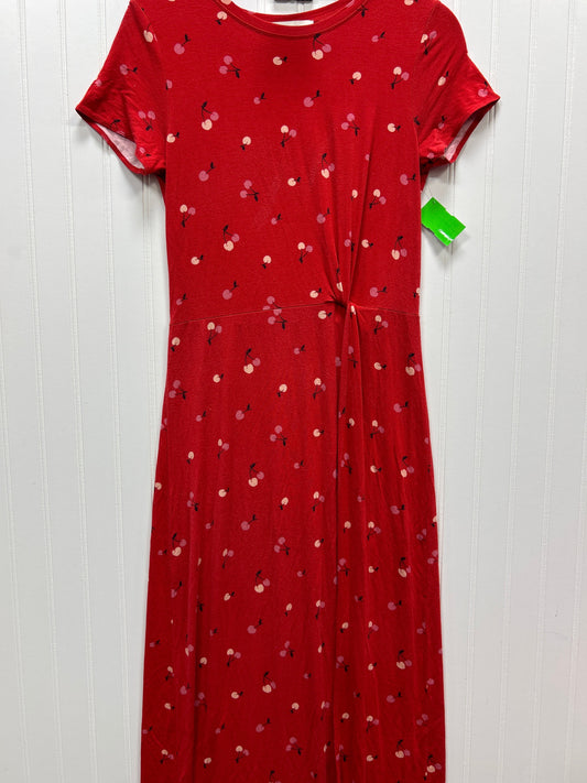 Dress Casual Maxi By Loft In Red, Size:Xs